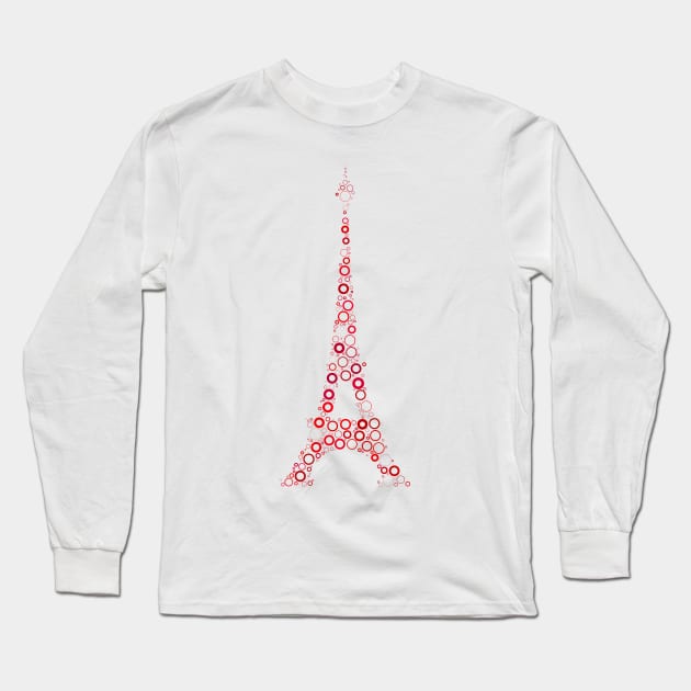 Eiffel tower Long Sleeve T-Shirt by Florin Tenica